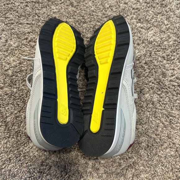 New Balance X Figs 996 Shoes Light Gray and Maroon Sneakers size 8 - Picture 8 of 10